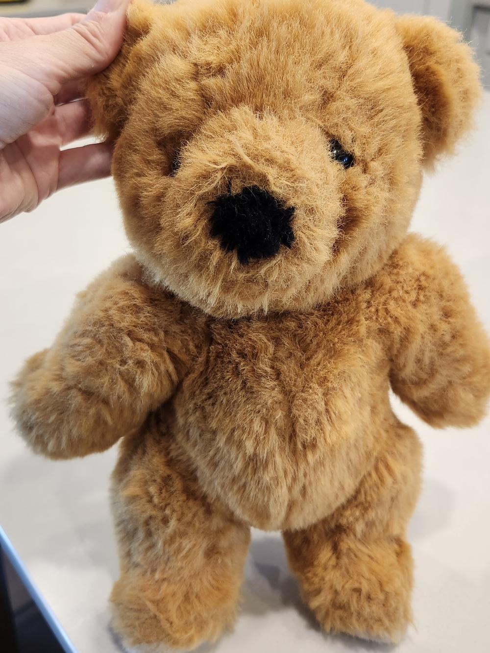 Vintage Plush Brown Teddy Bear Soft Stuffed Animal